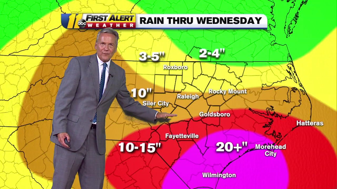 Hurricane Florence coverage tracks path through North Carolina