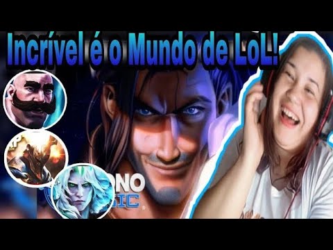 REACT 4em1 League Of Legends RAPS SYLAS(Chrono) FRELJORD (Vitch) VIEGO (Micael) PANTHEON(Snow Beats)