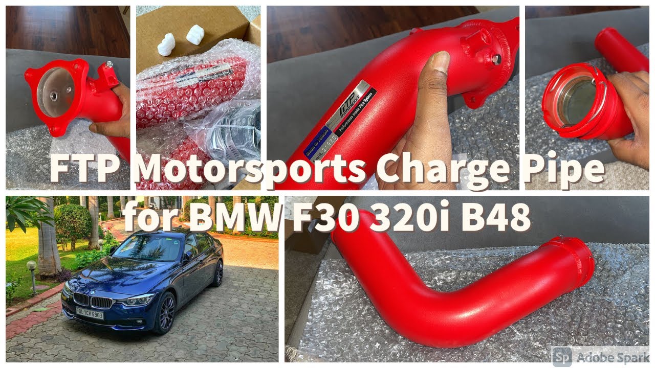 BMW F30 320i LCI FTP Motorsports Charge Pipe Installation For A B48 bmw-f30-320i-lci-ftp-motorsports-charge-pipe-installation-for-a-b48