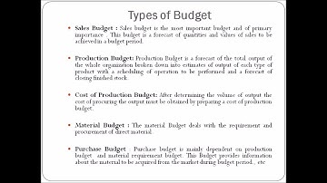BUDGET AND BUDGETARY CONTROL (Introduction) Lecture Session 1