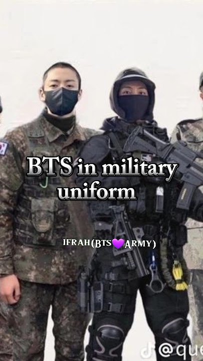 BTS in military uniform || dont forget to sub#bts #jin #jk #suga #rm #v #jimin #jhope #viral #fypシ