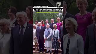“They’re always ready” PM Modi’s quick-one liner steals the show as G7 leaders pose for family photo