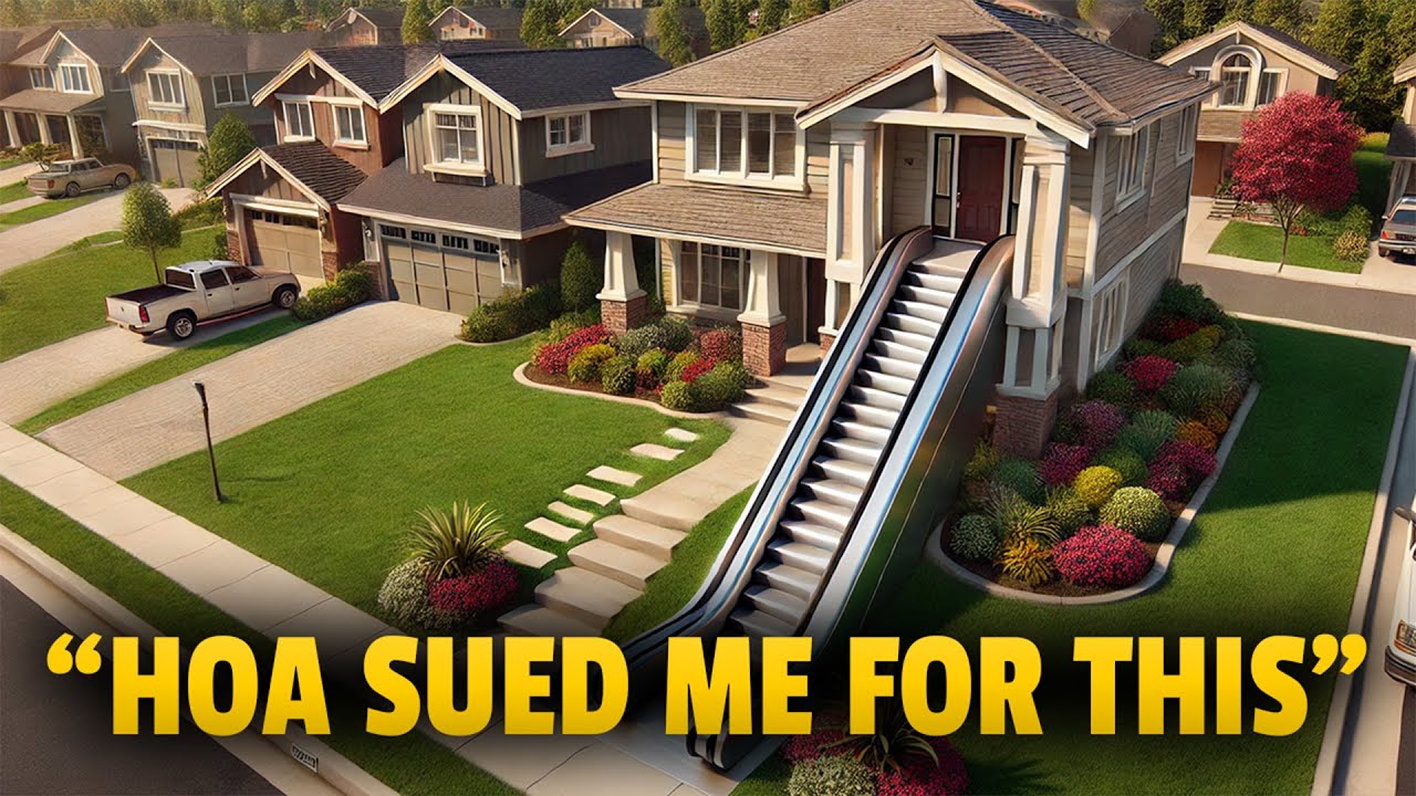 HOA Complained About My Porch Steps, So I Installed an Escalator!