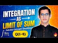 DEFINITE INTEGRATION AS LIMIT OF SUM #jeemains2026 #jeeadvanced
