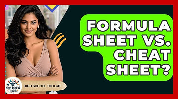 Formula Sheet Vs. Cheat Sheet? - High School Toolkit