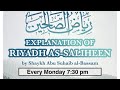 Riyadhussaliheen  125th lesson  sheikh abu suhaib  mon 13th may 2024