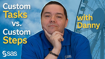 SAS Tutorial | Custom Tasks vs. Custom Steps in SAS Studio