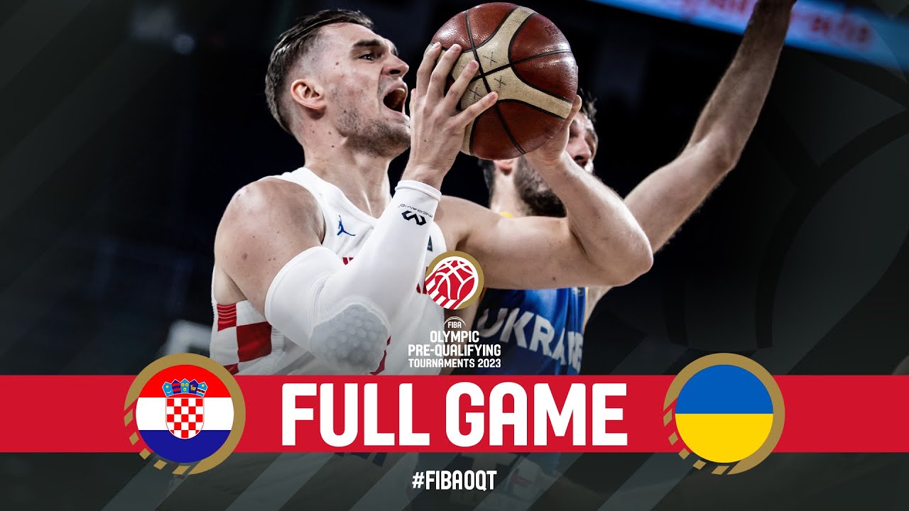 SEMI-FINALS: CRO v UKR | Full Basketball Game | FIBA Olympic Pre