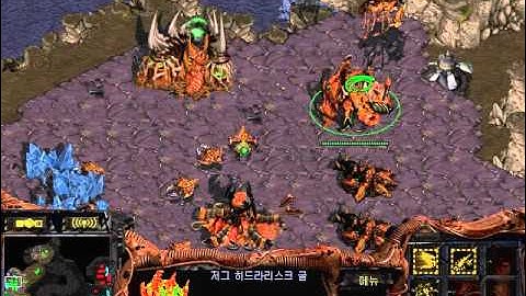 Starcraft Brood war Z vs T in Python 1.3