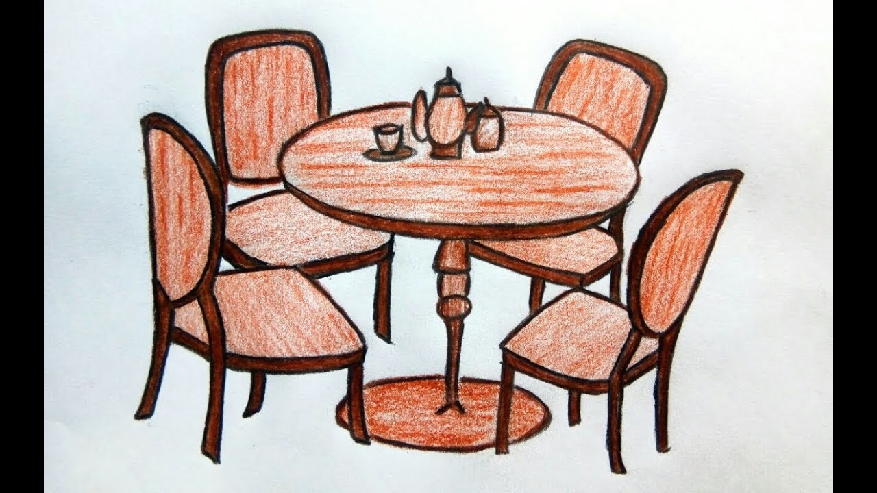 dining room drawing pictures