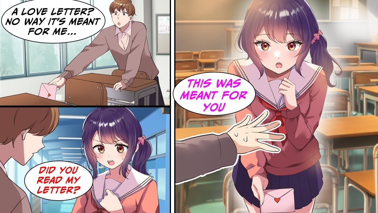 [Manga Dub] There was a love letter in my desk, but I assumed it was for the popular boy, so...
