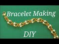 How To Make Pearl Bracelet / DIY Pearl Bracelet Making / Necklace Making / #myhomecrafts / Tutorial