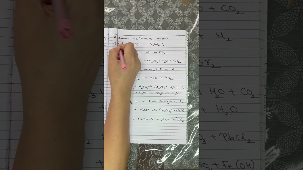 THE FASTEST WAY TO BALANCE 2 CHEMISTRY EQUATIONS! ⚡ 