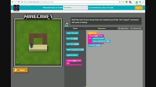 Minecraft Hour of Code - Level 6 Easy