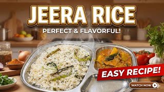 How To Make Jeera Rice Recipe Easy Indian Rice Recipe Perfect With Dal & Curry