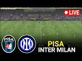 LIVE Pisa Vs Inter Milan L Serie A 2025 26 L Simulazione Video Partita Completa EFootball Pes 21 