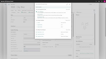 How to Search for Reports, Pages, Tasks or Actions - Microsoft Dynamics 365 Business Central