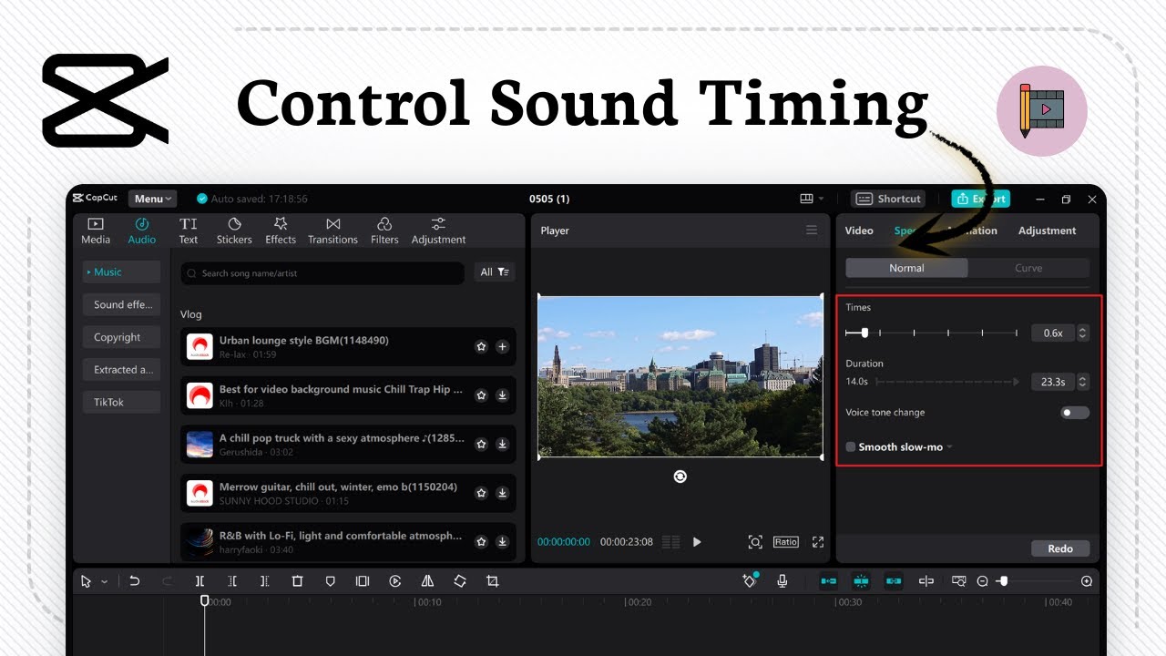 How to Slow and Speed Audio in CapCut (Tempo Shift) - YouTube
