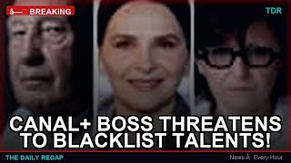 Canal Plus CEO FIRES Back at Juliette Binoche #Shorts
