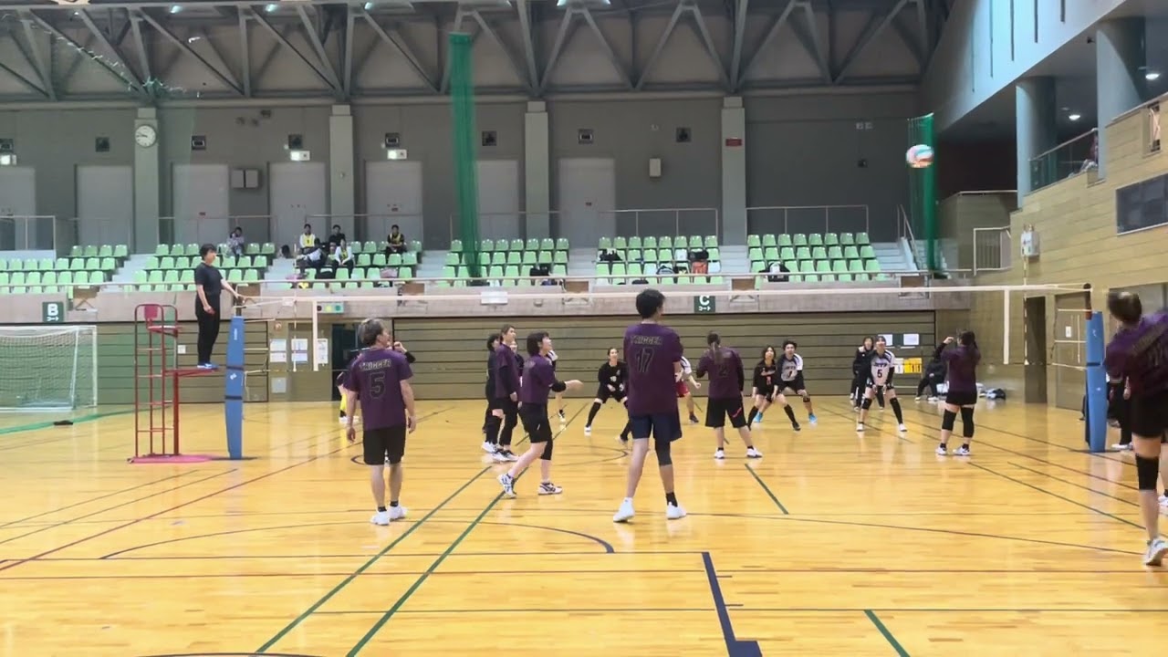 2025.05.25 秦野市混合9人制 VS バインミー 第1セット