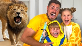 Platoha Moha and Dad have set up a home zoo