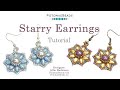 Starry Earrings - DIY Jewelry Making Tutorial by PotomacBeads