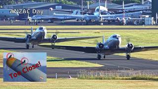 WWII DC-3 & RAAF C-47 Dakota — ANZAC Day 2026 | Full Operations