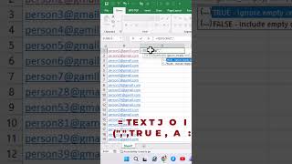Send 100+ Emails from Excel with One Click #excelhindi #TextJoin #BulkEmail #ExcelTips