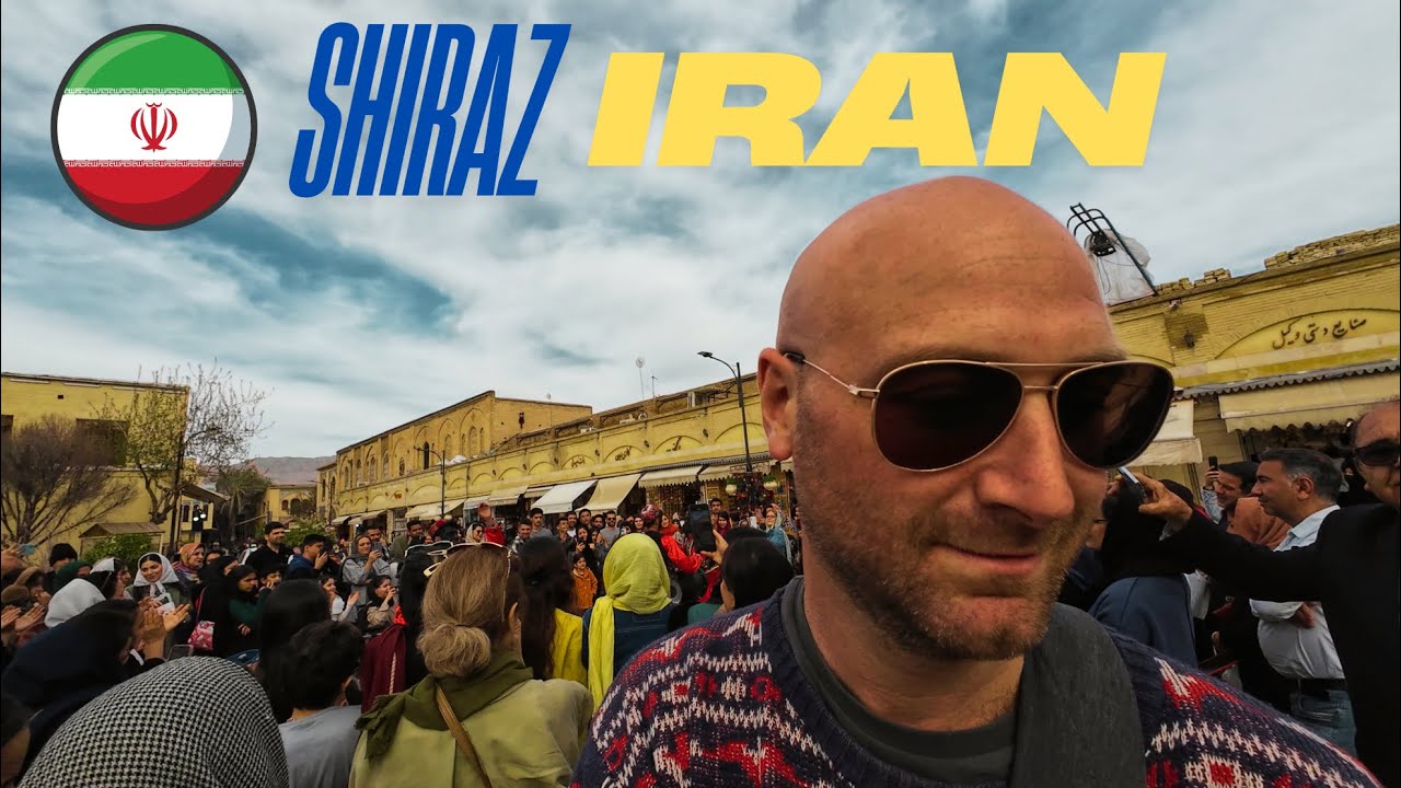 Walking Around Beautiful Shiraz and Seven Hostel Iran 🇮🇷