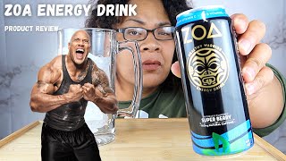 UNBOXING & PRODUCT REVIEW | ZOA SUPER BERRY - DWAYNE THE ROCK JOHNSON'S NEW ENERGY DRINK