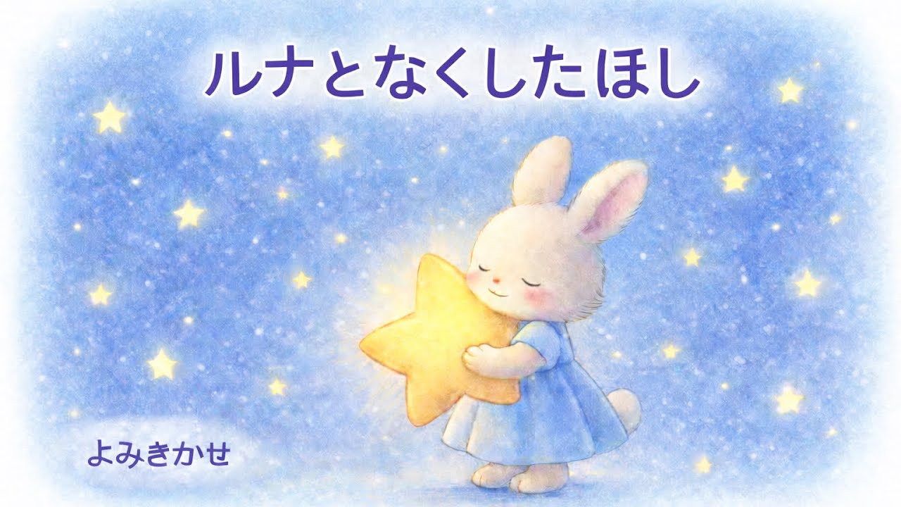 【読み聞かせ】ルナと なくした星 🌙✨｜やさしい夜のおはなし｜ねるまえにおすすめ