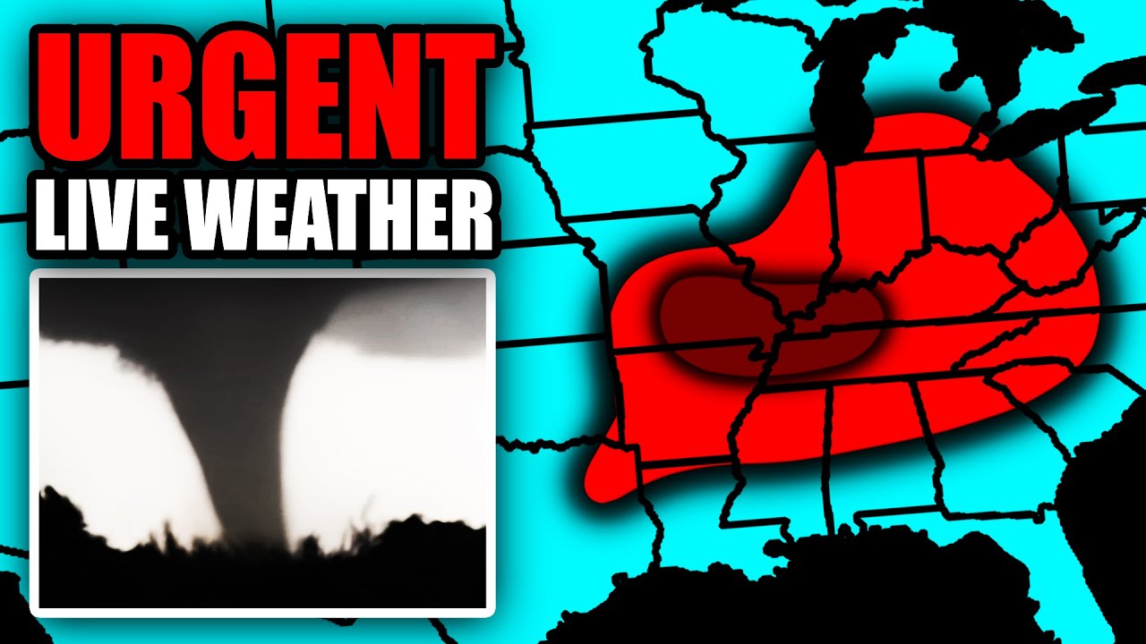 🔴LIVE - Tornado Outbreak With Storm Chasers On The Ground - Live ...