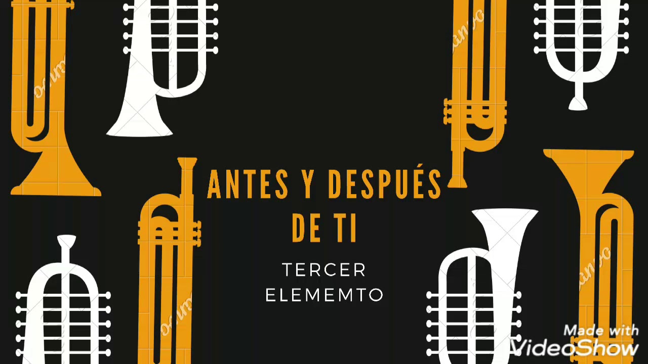 Antes y después de ti letra tercer elemento - YouTube