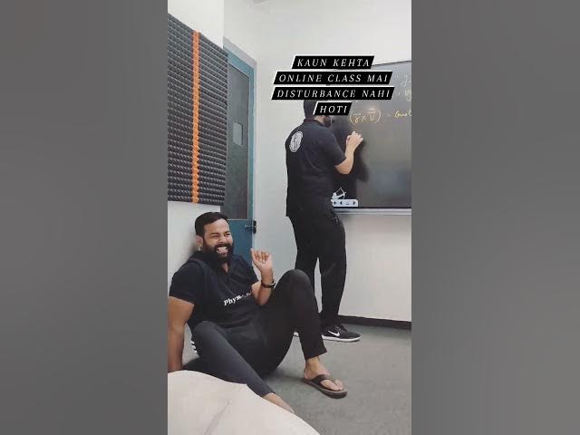 Masti in online class |harsh sir,yug sir, sarvesh sir🤣😝#shorts #viralshorts