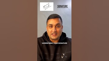 The Hidden Power of Your Signature Underline |Imran Baig -A Penmanship Influencer #signatureanalysis