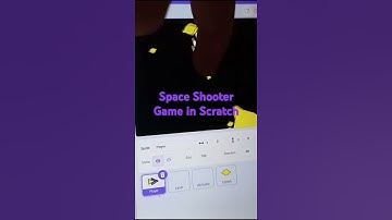 Space Shooter Game in Scratch #2025 #shorts #scratch #gamecoding