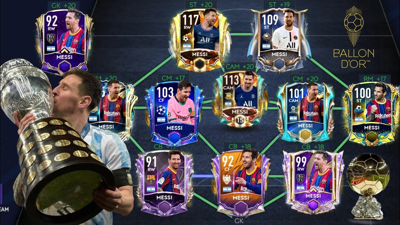 GOAT🐐!! 7 TH TIME BALLON D'OR WINNER MESSI FIFA MOBILE 21 | MESSI BALLON D'OR TRIBUTE FIFA MOBILE