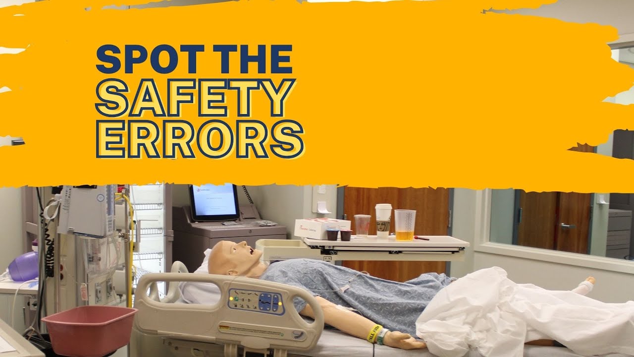 Healthcare Simulation Week SPOT THE SAFETY ERRORS YouTube