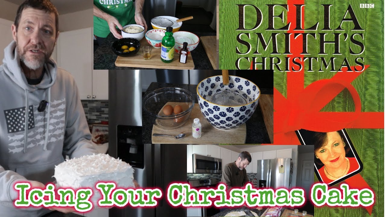 Icing Delia Smith Christmas Cake Almond and Royal Icing YouTube