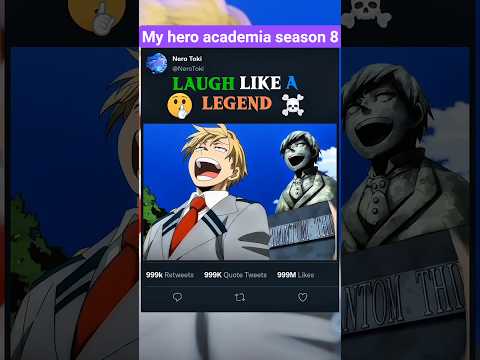 LAUGH LIKE A LEGEND Myheroacademia Edit Amv Mha Anime 
