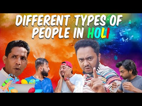 HOLI HAIIIII....!!!! Types of People During Holi | Happy Holi 2024 | Holi Comedy Videos