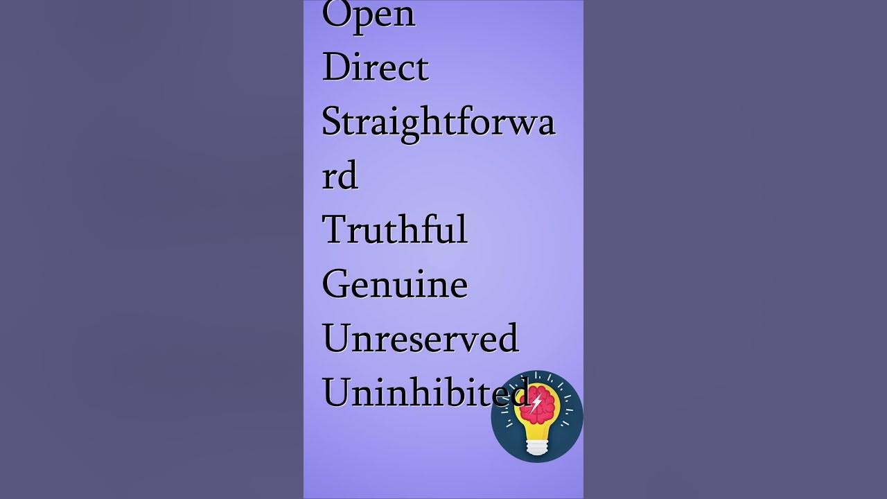 How to learn Vocabulary in different ways Vocabulary Synonyms of Candid YouTube