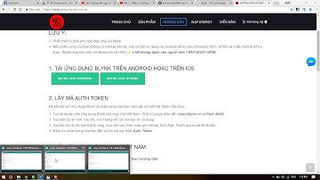 Hướng dẫn sử dụng Blynk