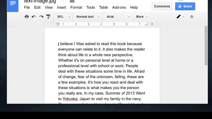 How To Convert Image To Text  Using Google Docs JPEG to DOCX