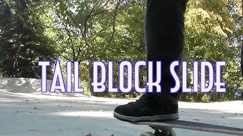 FREESTYLE TRICKIPEDIA  // Tail Block Slide Trick Video