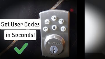 How to Set User Codes on Kwikset Powerbolt 2 Lock
