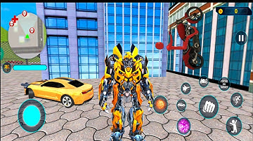 Bumblebee jet robot car transformation Multiple Rbot Car games #2 - Android Gameplay