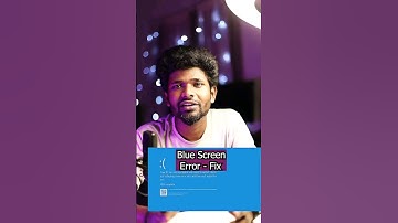 🟦Windows 10 Blue Screen Error - Fix ✅