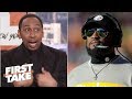 Mike Tomlin hot-seat talk offends Stephen A. Smith | First Take