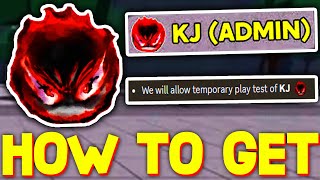 HOW TO GET KJ FREE PLAYTEST in THE STRONGEST BATTLEGROUNDS! ROBLOX